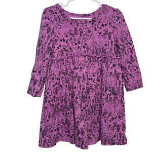Disney Frozen Toddler Dress 4T By Baby Gap Pink With Elsa & Anna Print
